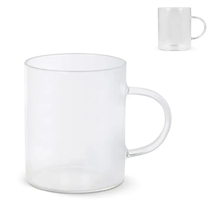 Coffee glass with handle Vardez 180 ml - LT50571 (gadzety reklamowe)